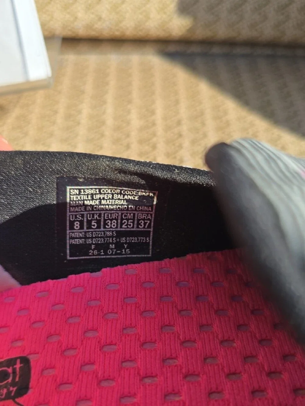 Skechers Slip-On Sneakers - Black with Pink Insole